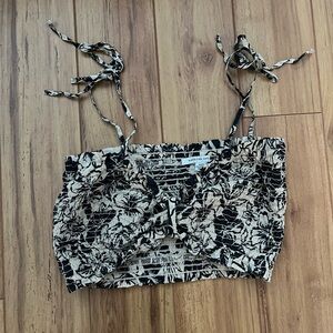 American Eagle Stretchy Mini Floral Tank